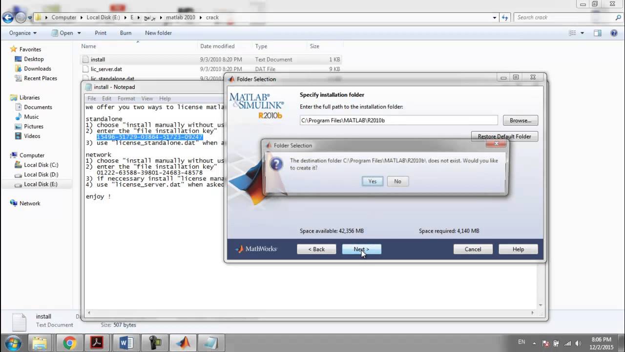 matlab 2010a download with crack